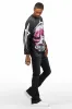 Dag Dark Grey Stacked Flare Jean sold by Rockstar Original