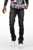 Dag Dark Grey Stacked Flare Jean sold by Rockstar Original