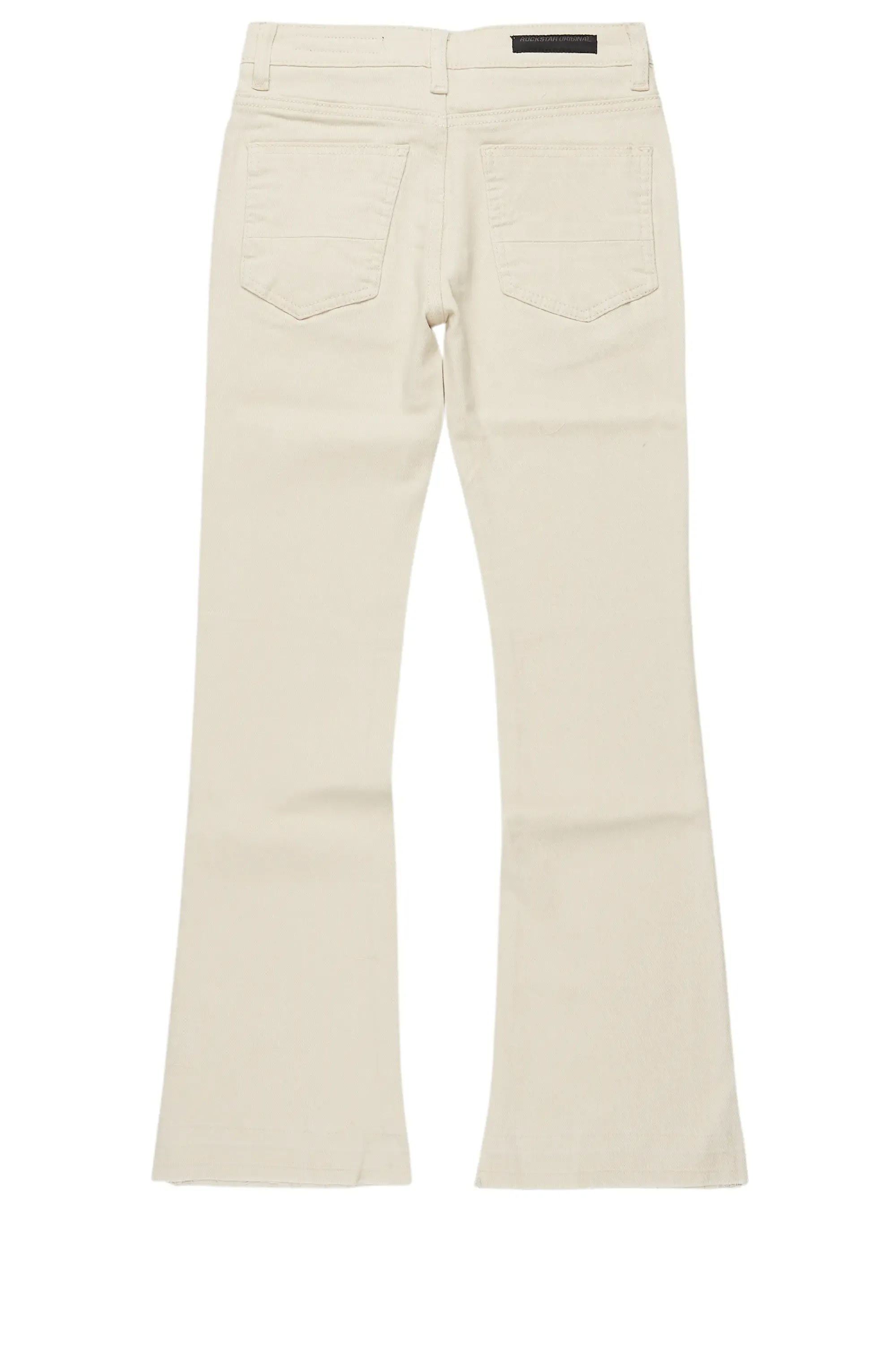 Boys Dag Beige Stacked Flare Jean sold by Rockstar Original product image thumbnail 3