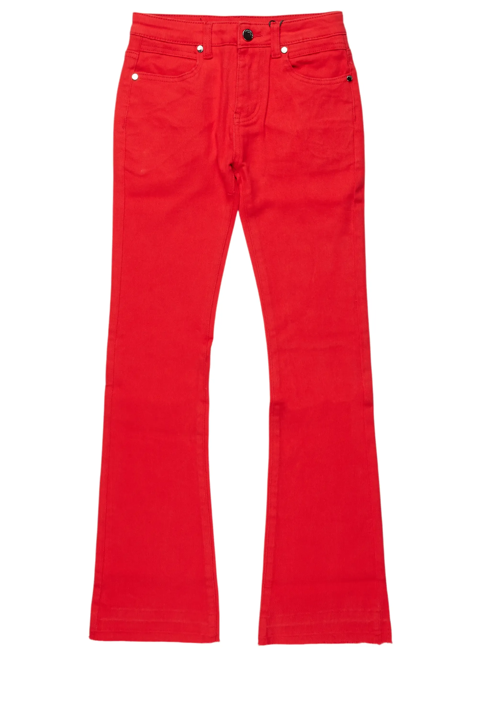 Boys Dag Red Stacked Flare Jean sold by Rockstar Original