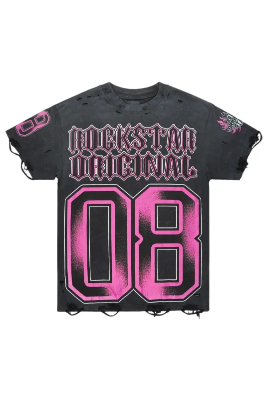 TaNeshia Black Graphic T-Shirt sold by Rockstar Original