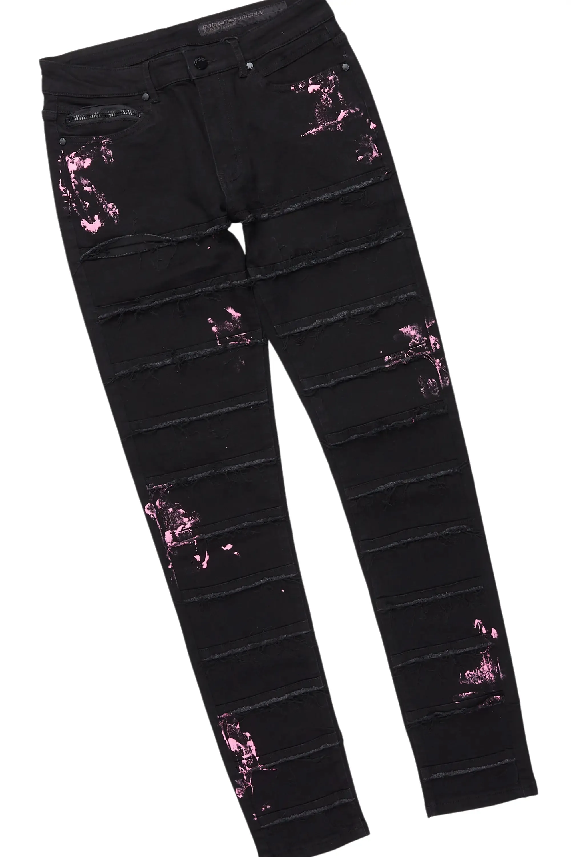 Grill Black/Pink T-Shirt/Slim Fit Jean Set sold by Rockstar Original product image thumbnail 4