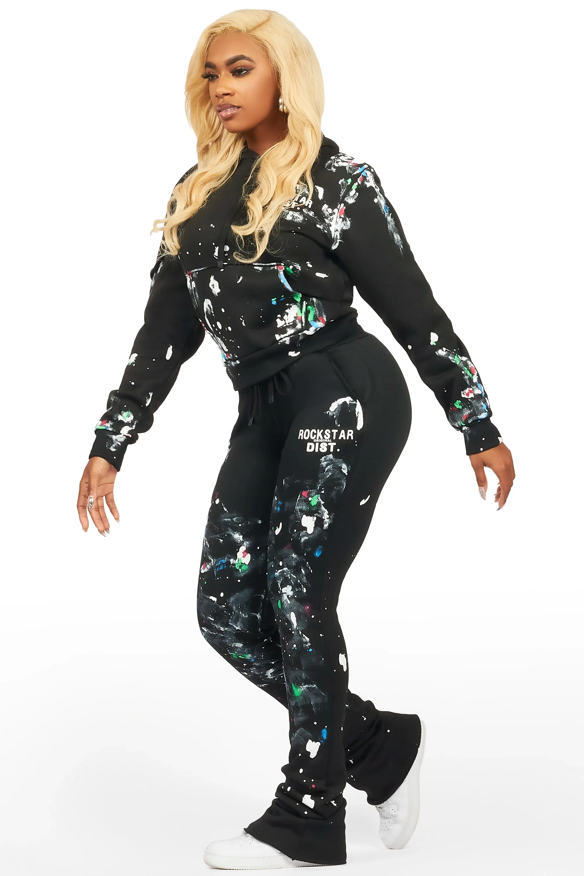 Jermane Black Super Stacked Trackset sold by Rockstar Original product image thumbnail 4