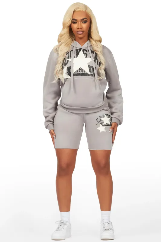 Ivelisse Grey Short Set sold by Rockstar Original