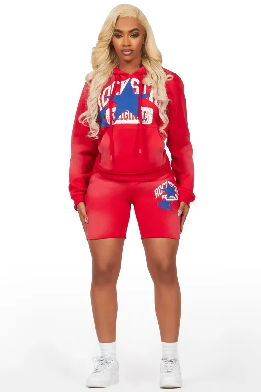 Ivelisse Red Short Set sold by Rockstar Original