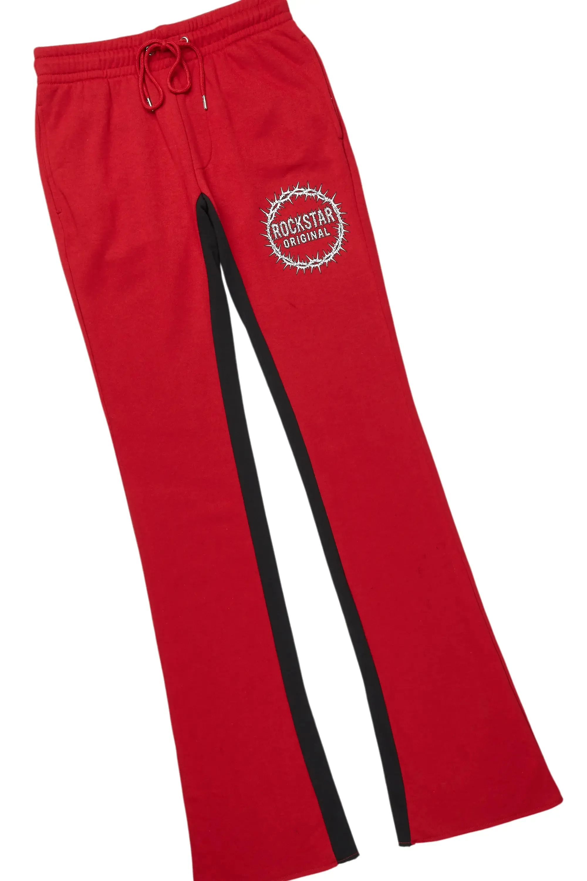 Amina Black/Burgundy Long Sleeve T-Shirt/Baggy Pant Set sold by Rockstar Original product image thumbnail 3