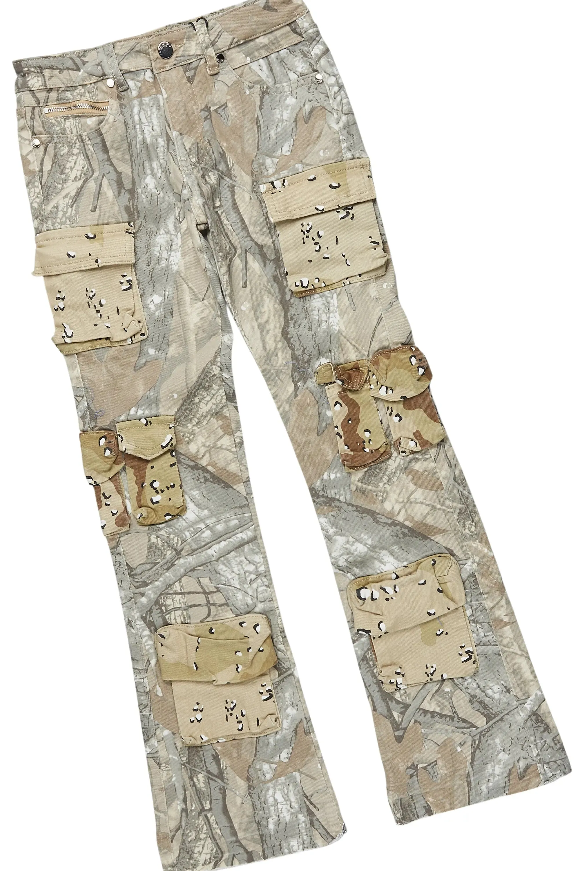 Boys Palmer Dark Grey Hoodie/Stacked Flare Jean Set sold by Rockstar Original product image thumbnail 3