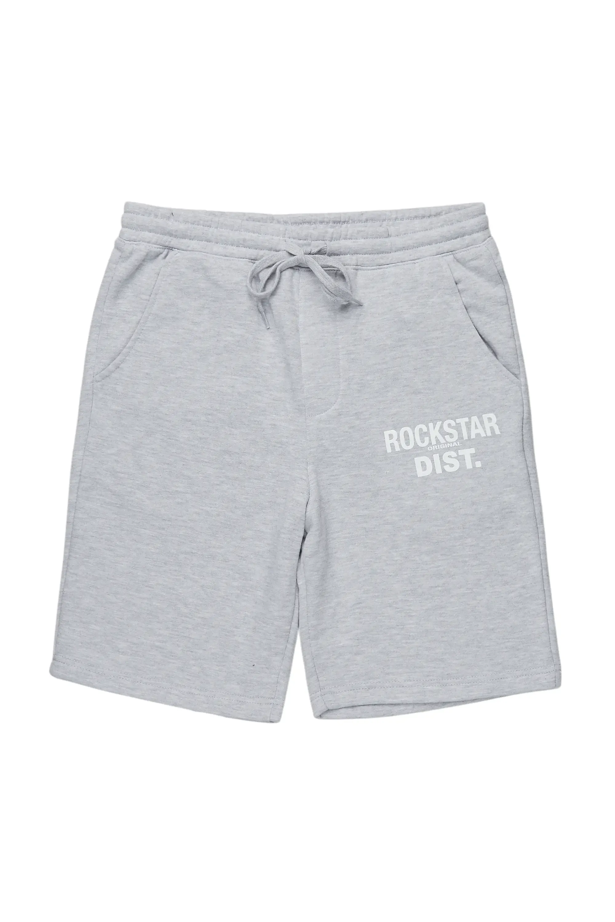 Alpine Heather Grey Fleece Short sold by Rockstar Original