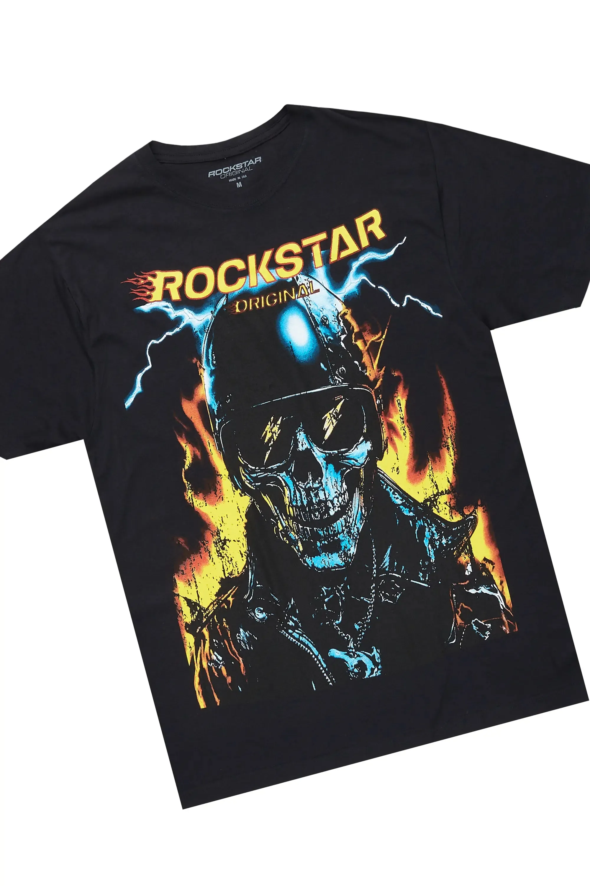 Balius Black T-Shirt/Stacked Flare Jean Bundle sold by Rockstar Original product image thumbnail 2