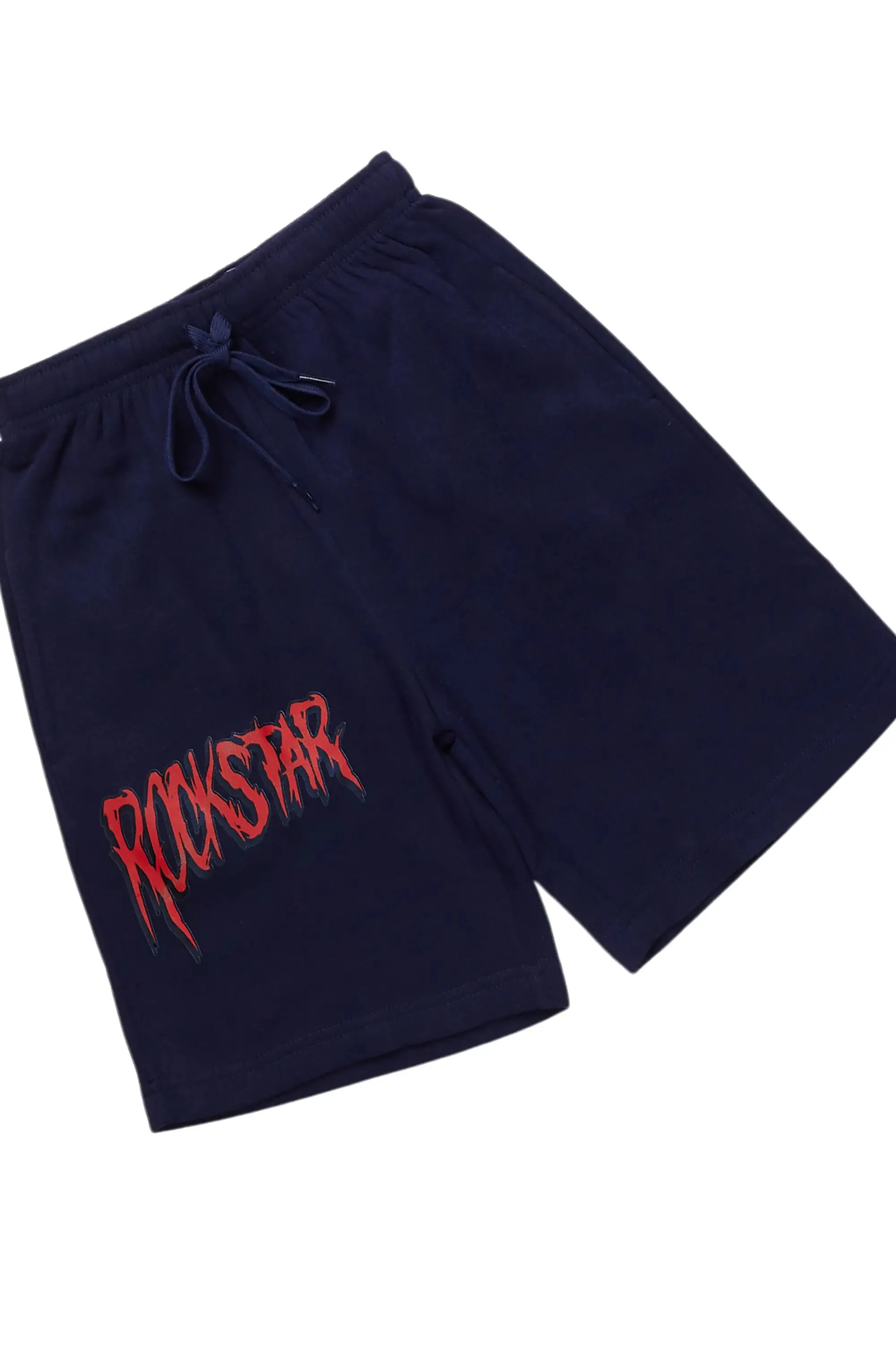 Girls Wizzurd White/Navy Short Set sold by Rockstar Original product image thumbnail 3