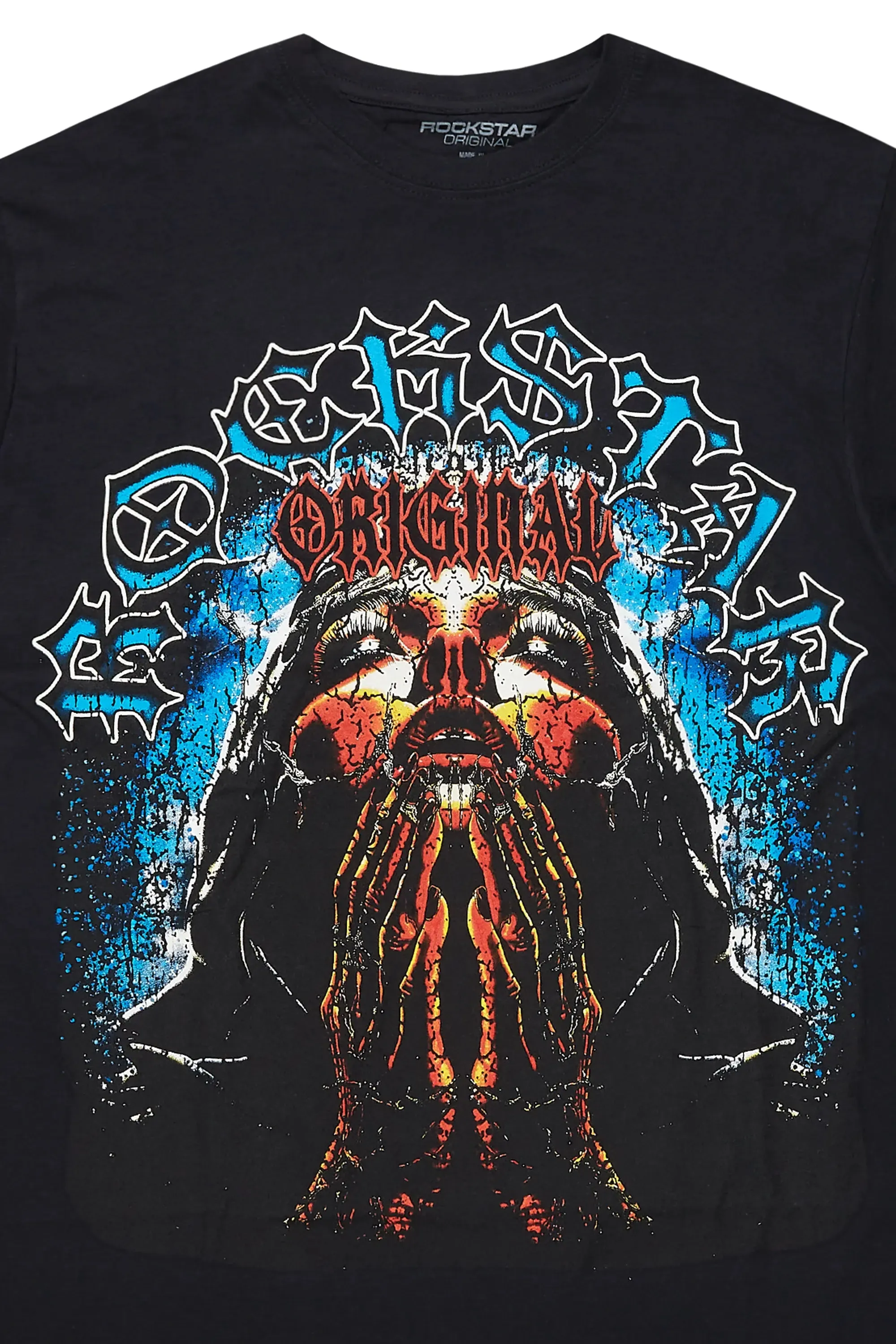 Dallan Black Oversized Graphic T-Shirt sold by Rockstar Original product image thumbnail 2