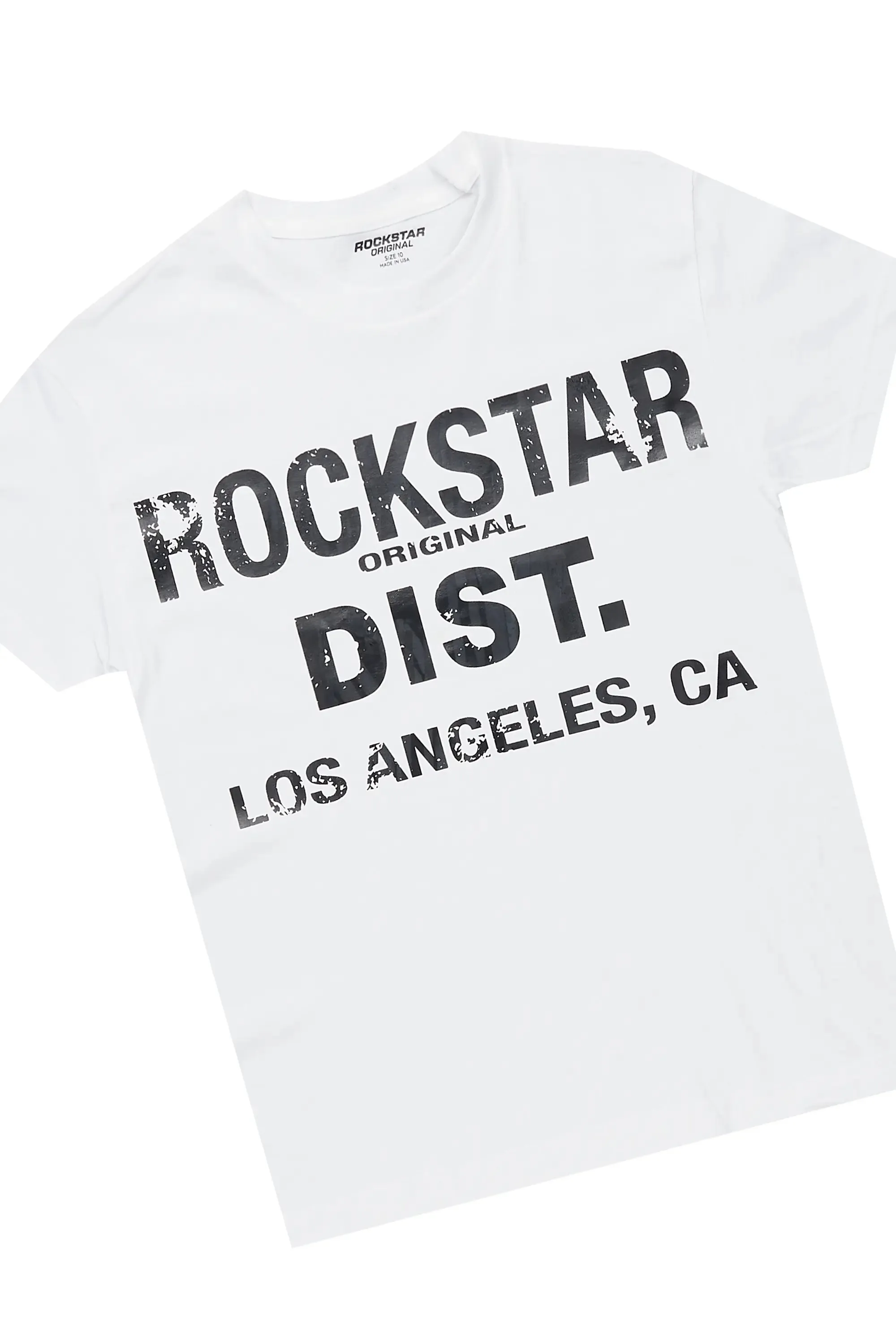 Boys Lake White/Grey T-Shirt/Short Set sold by Rockstar Original product image thumbnail 2