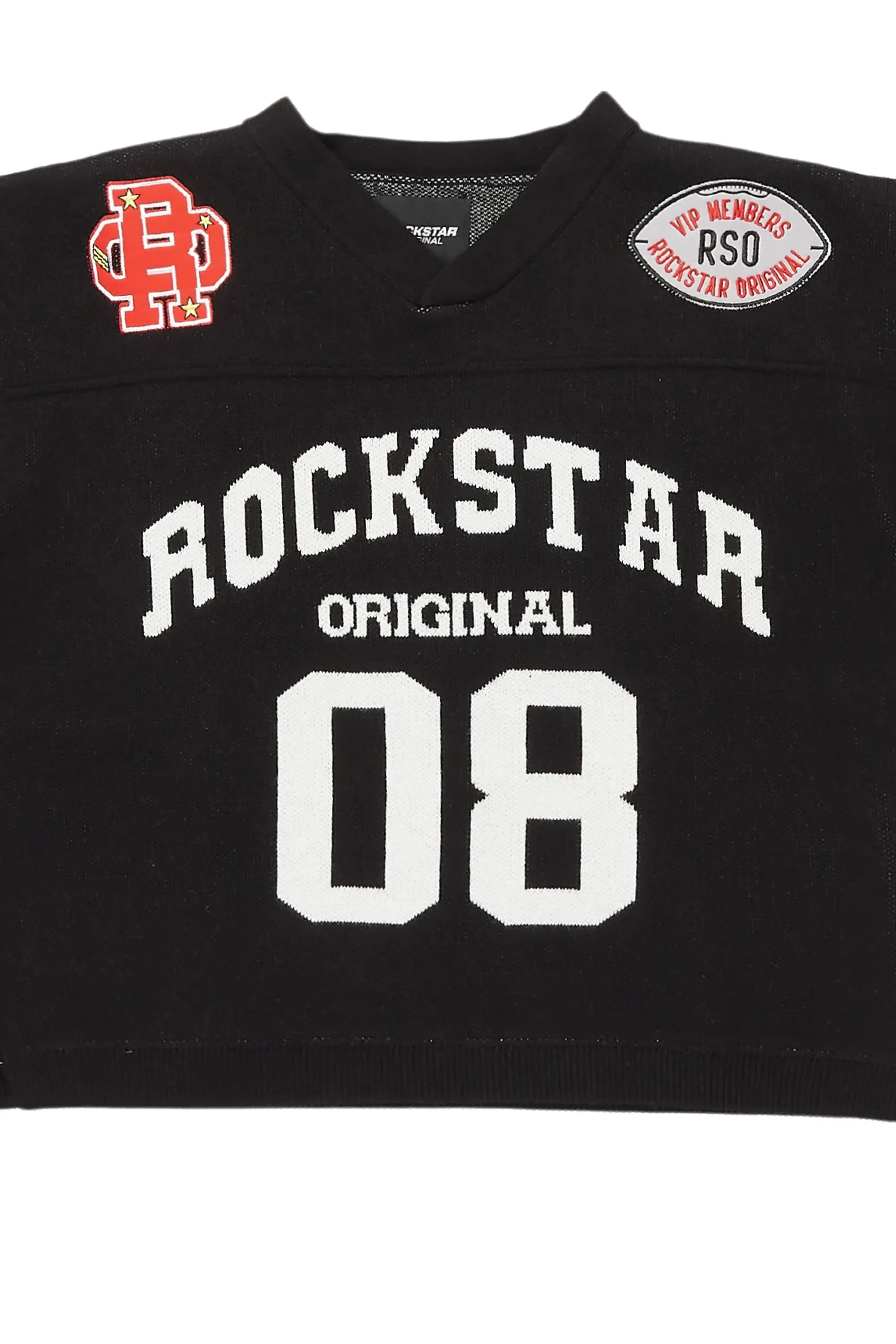 Boys Nuno Black Knit Jersey sold by Rockstar Original product image thumbnail 2