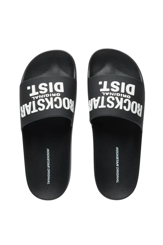 Deriona Black Slides sold by Rockstar Original