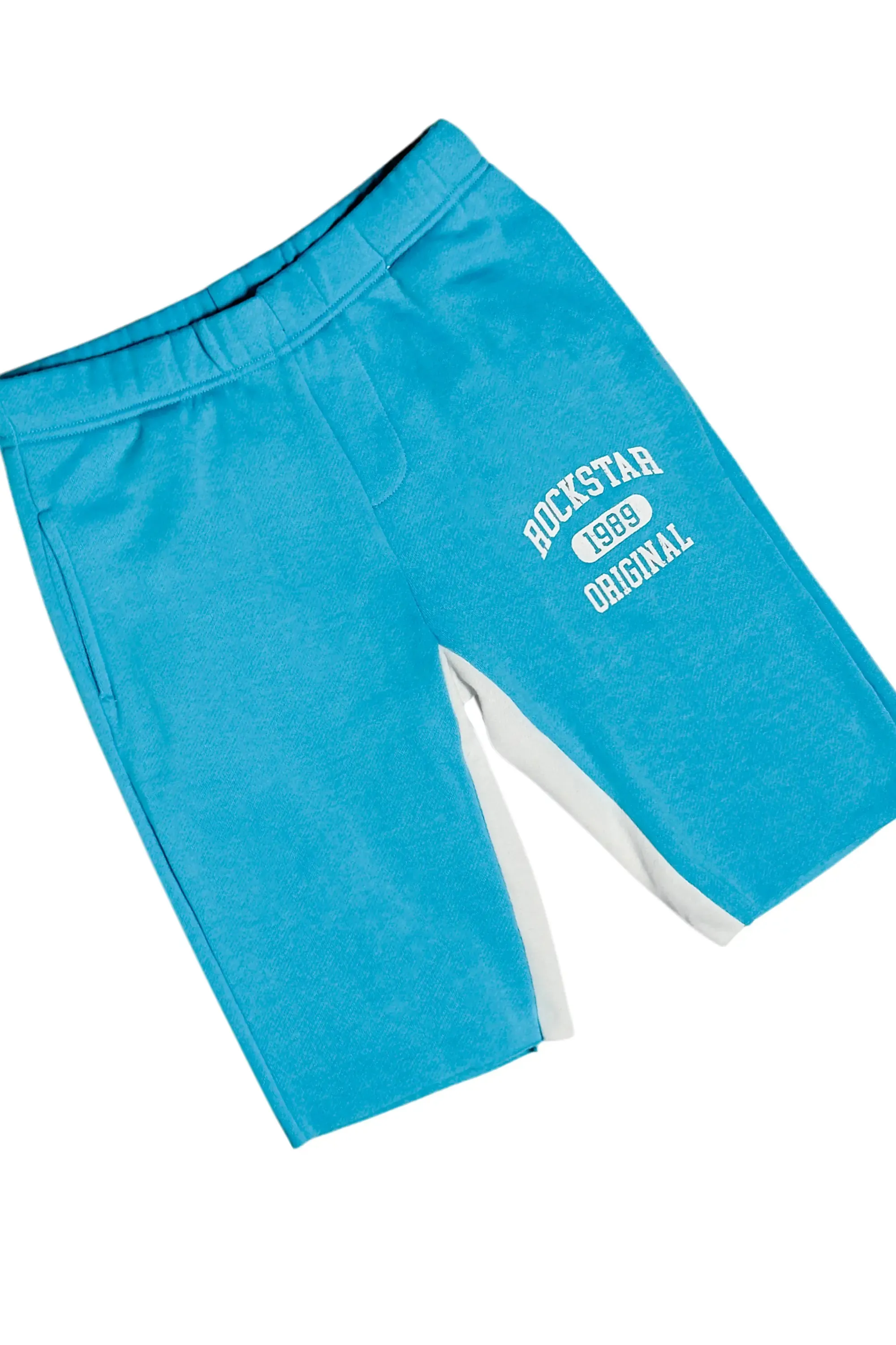 Boys Members White/Blue T-Shirt/Short Set sold by Rockstar Original product image thumbnail 3