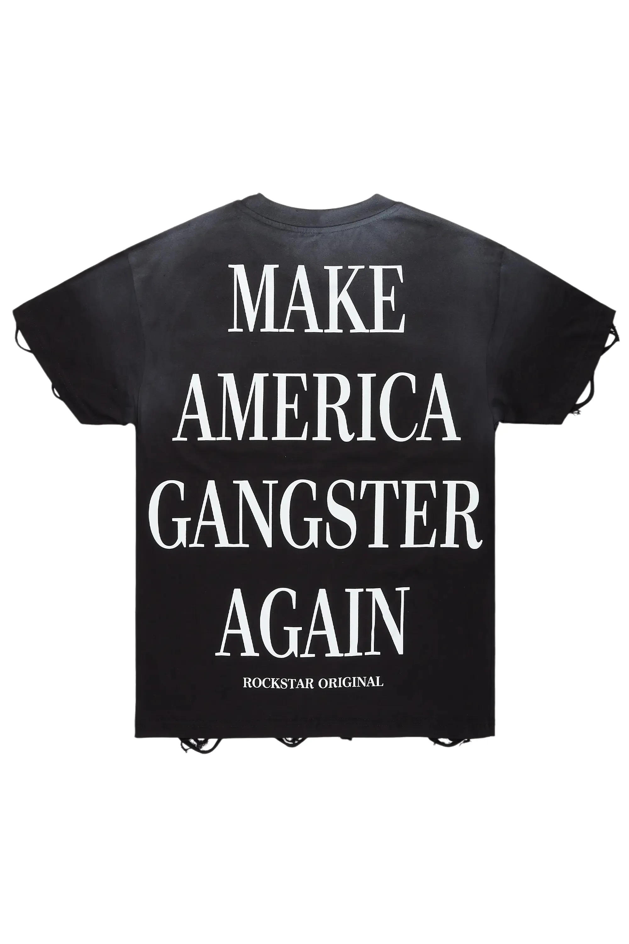 Drako Black Oversized Graphic T-Shirt sold by Rockstar Original