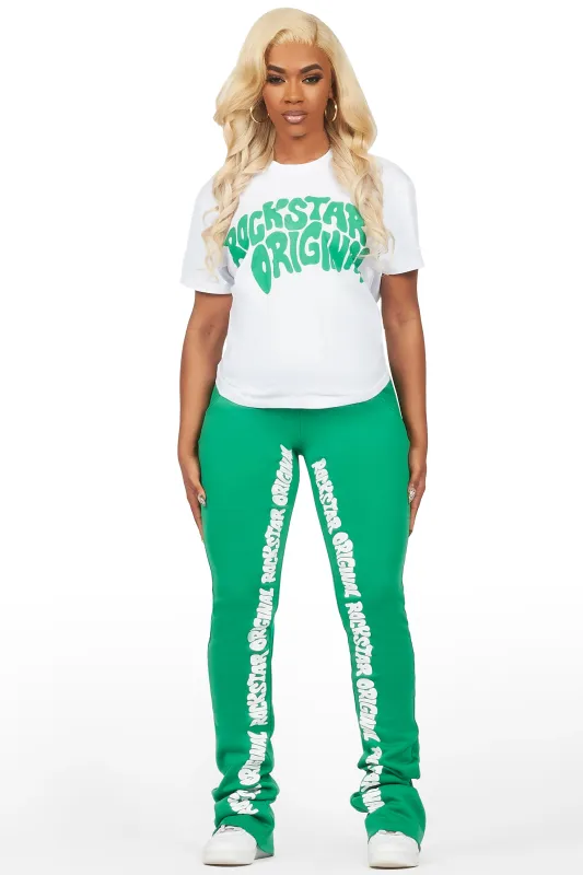 Monique White/Green T-Shirt Trackset sold by Rockstar Original