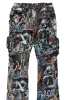 Boys Jari Multi Stacked Tapestry Flare Jean sold by Rockstar Original