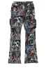 Boys Jari Multi Stacked Tapestry Flare Jean sold by Rockstar Original