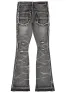 Boys Rugged Black Stacked Flare Jean sold by Rockstar Original
