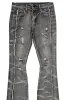 Boys Rugged Black Stacked Flare Jean sold by Rockstar Original