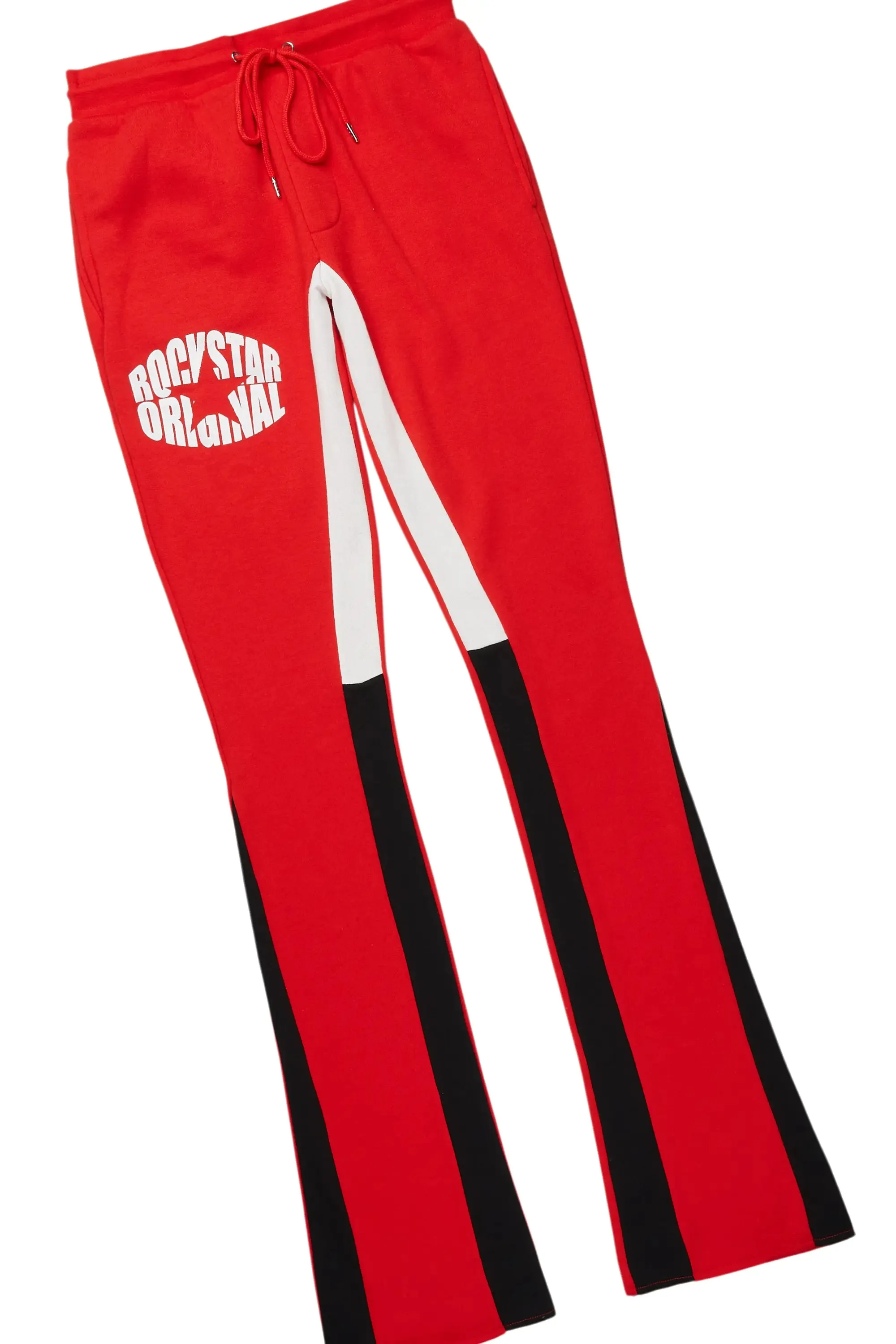 States Red Hoodie Stacked Flare Track Set sold by Rockstar Original product image thumbnail 3