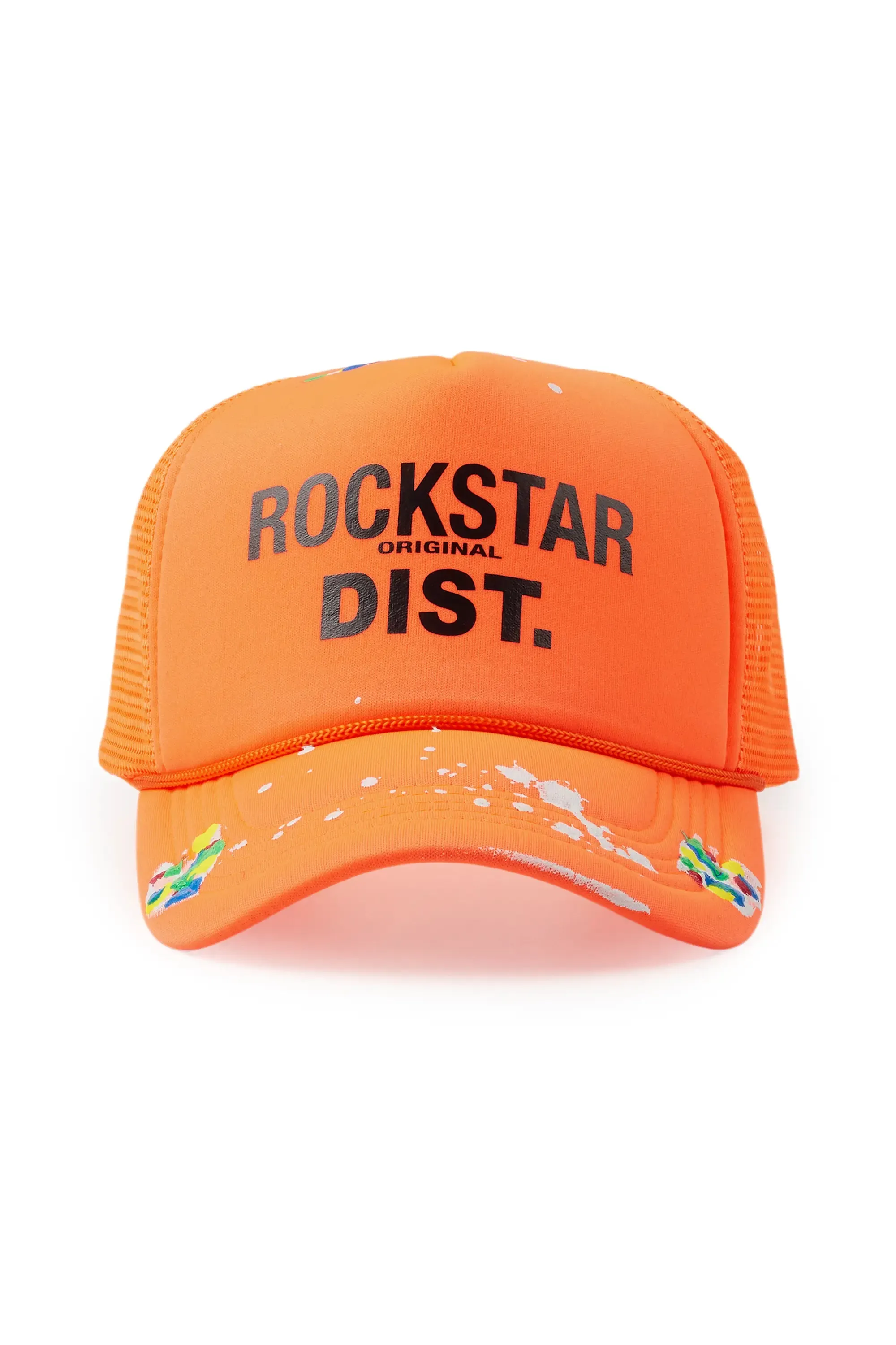 Neptune Neon Orange Trucker Hat sold by Rockstar Original