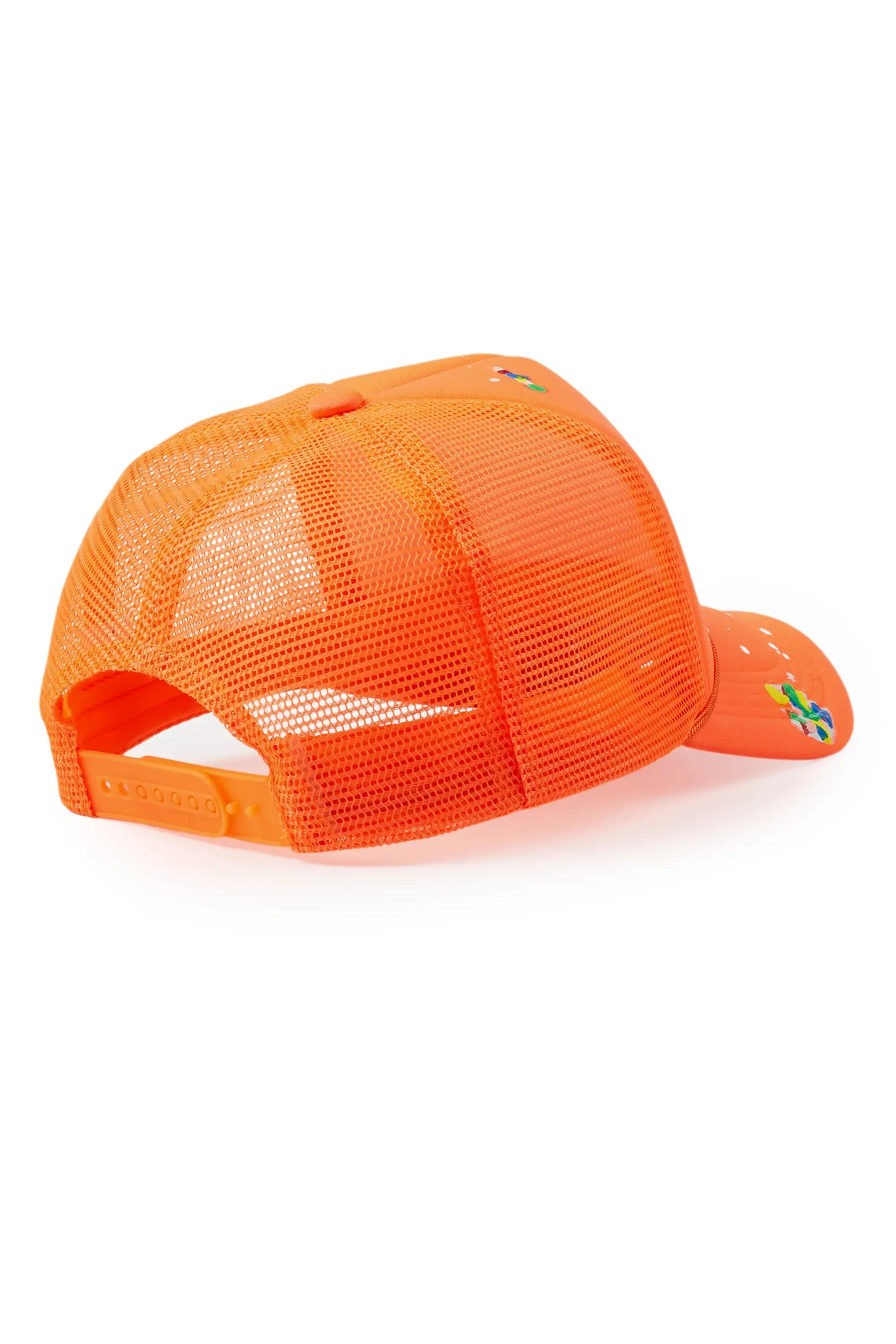 Neptune Neon Orange Trucker Hat sold by Rockstar Original product image thumbnail 3