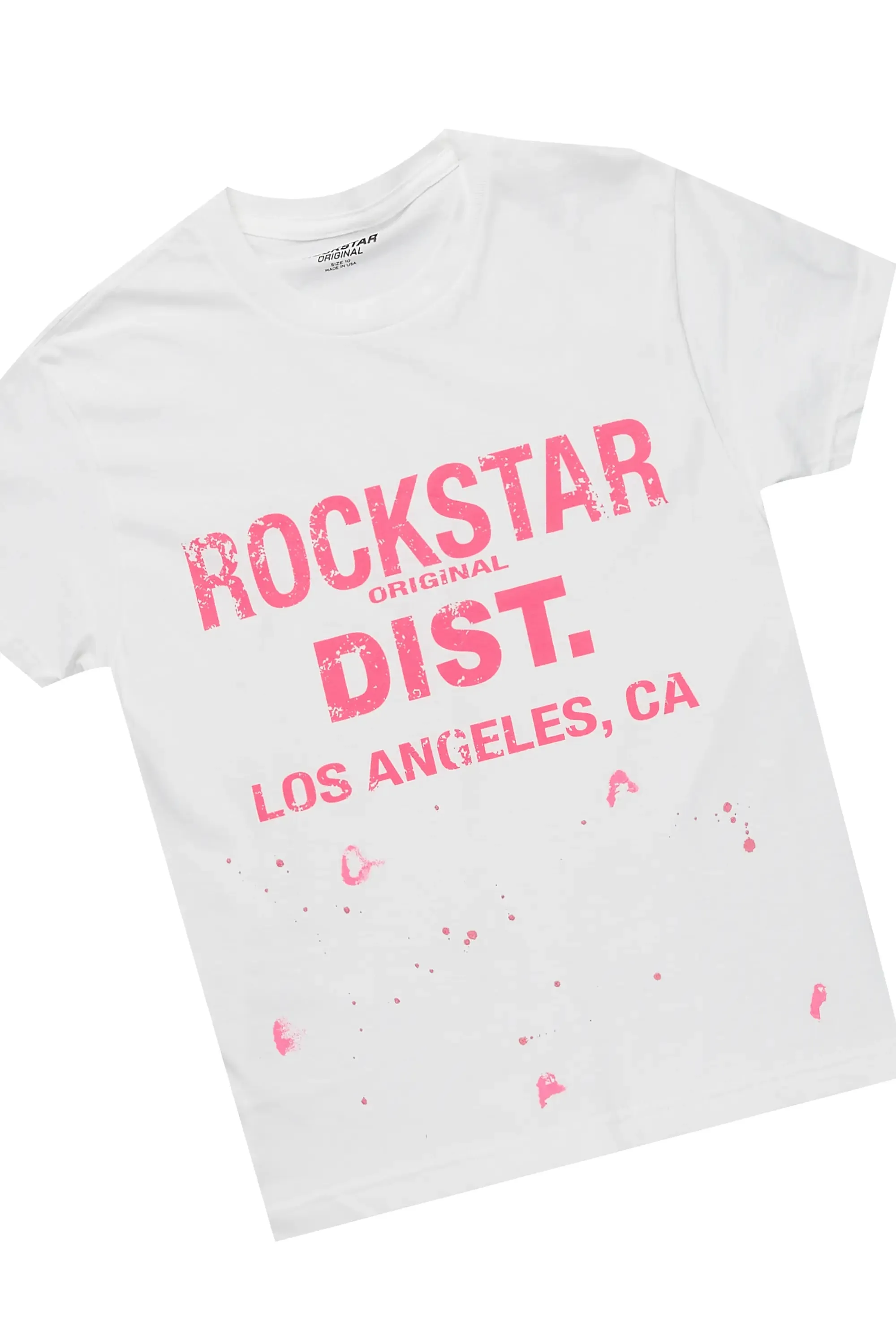 Girls Scotty Heather/Pink Short Set sold by Rockstar Original product image thumbnail 2