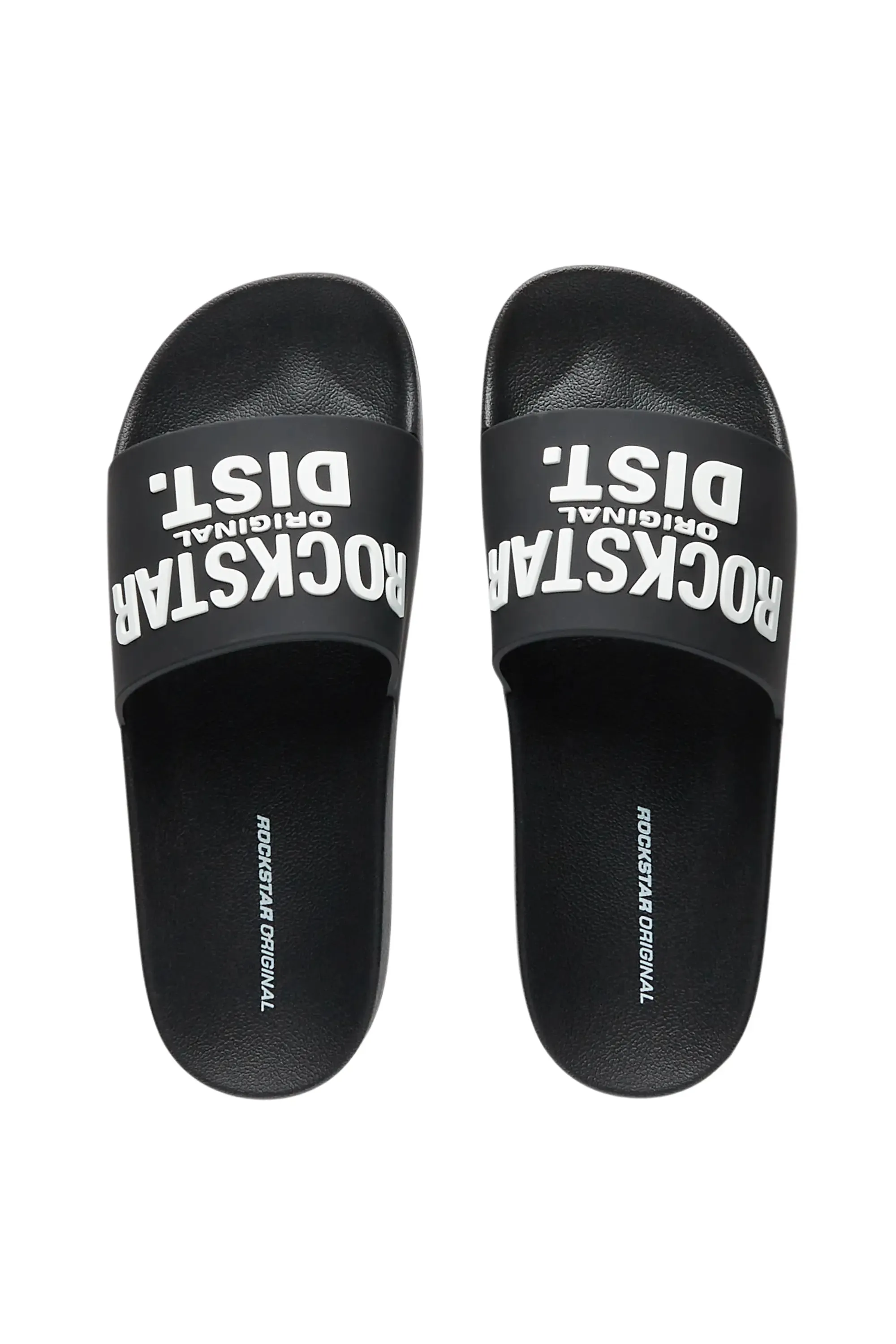 Boys Laguna Black/White Slides sold by Rockstar Original