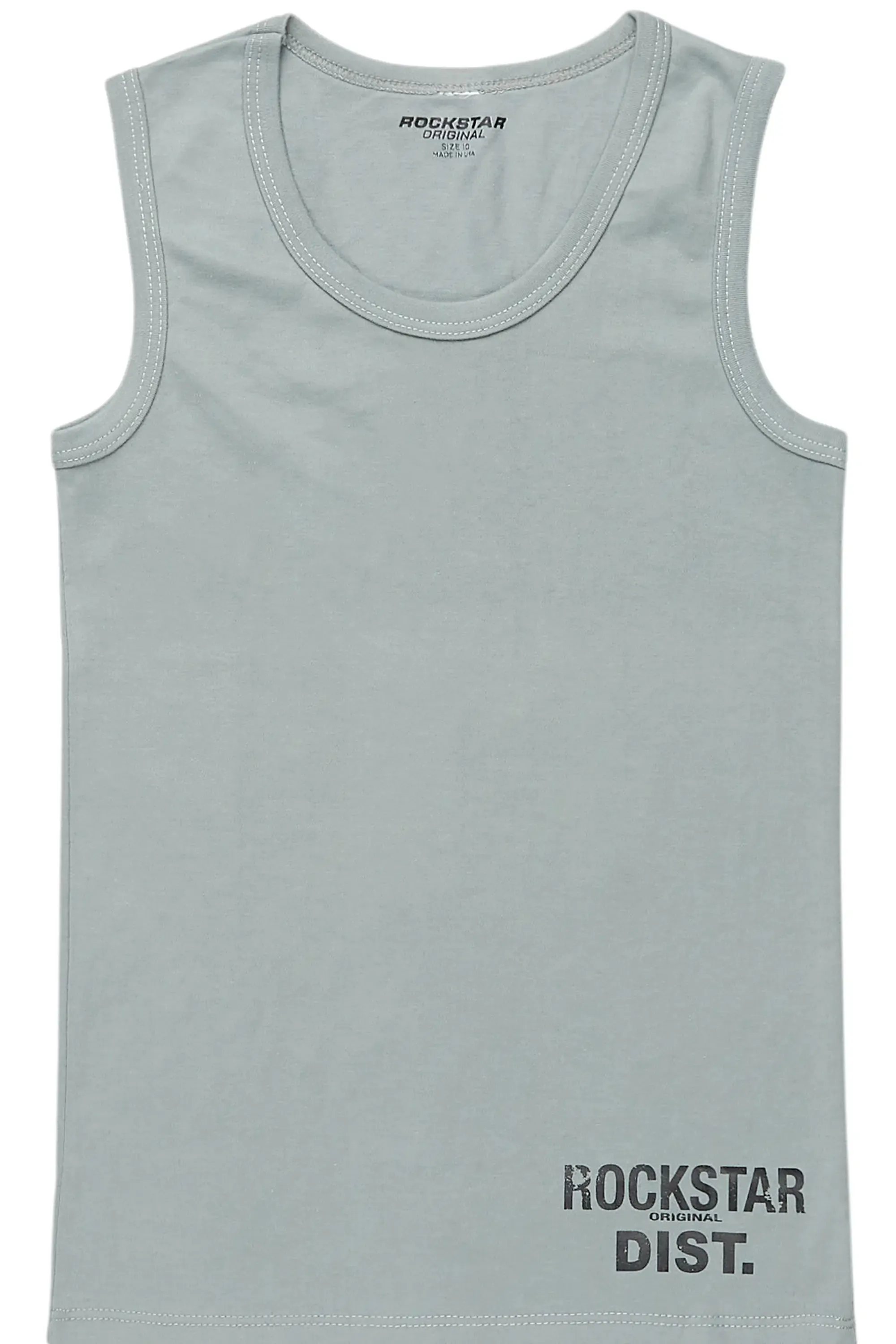 Boys Lake Grey Tank Top sold by Rockstar Original product image thumbnail 2