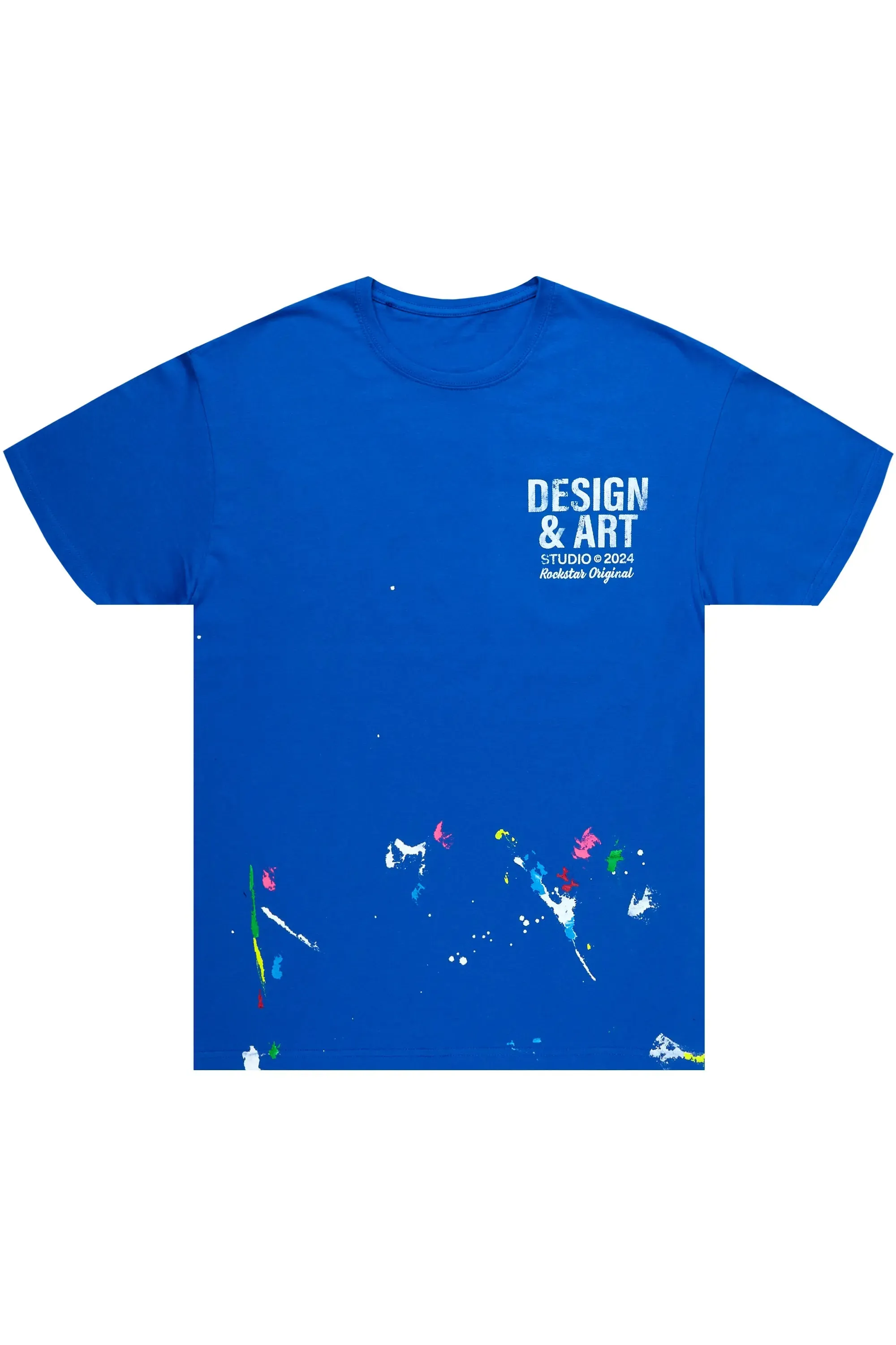 Mancha Royal/White Graphic T-Shirt sold by Rockstar Original