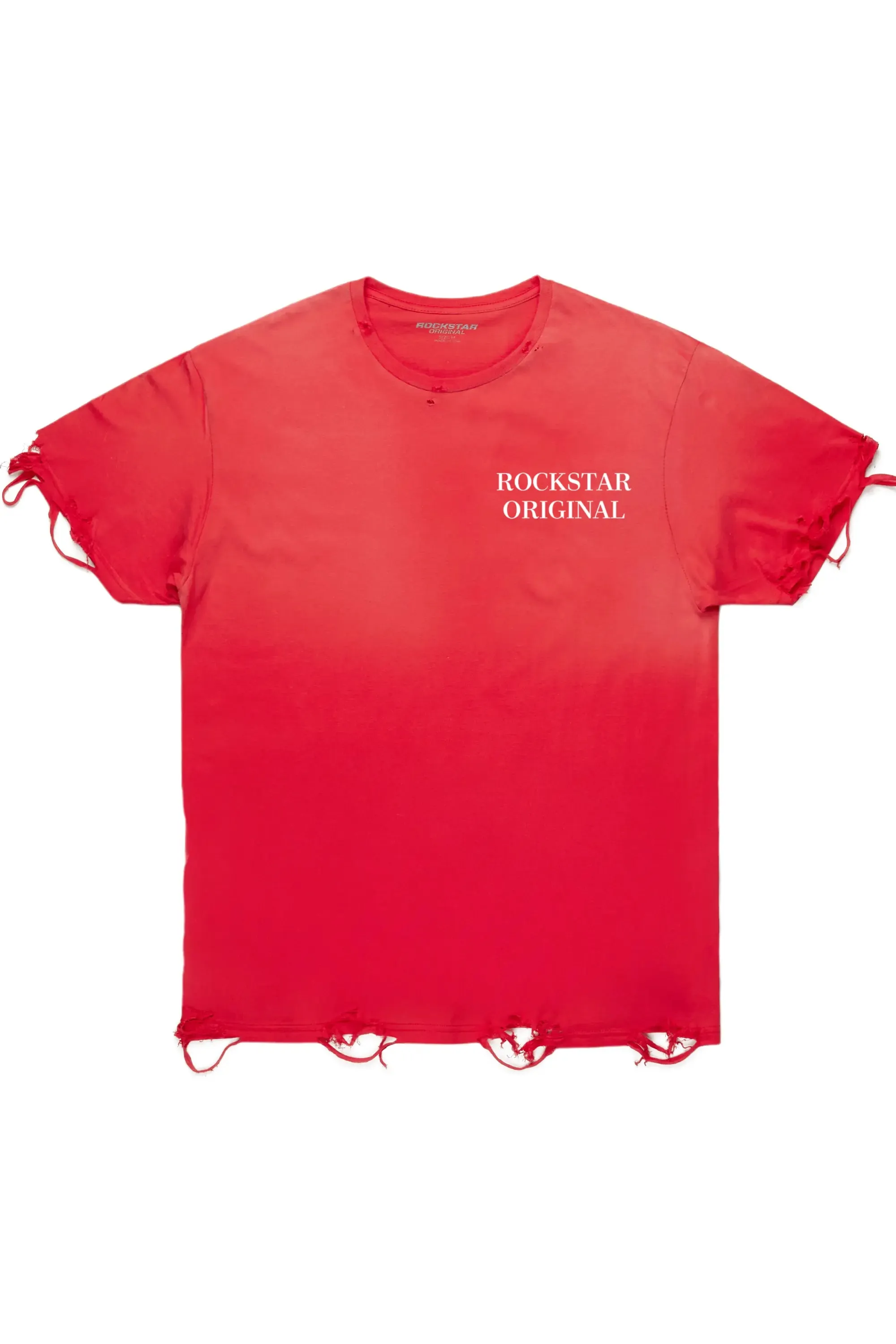 Drako Red Oversized Graphic T-Shirt sold by Rockstar Original product image thumbnail 3