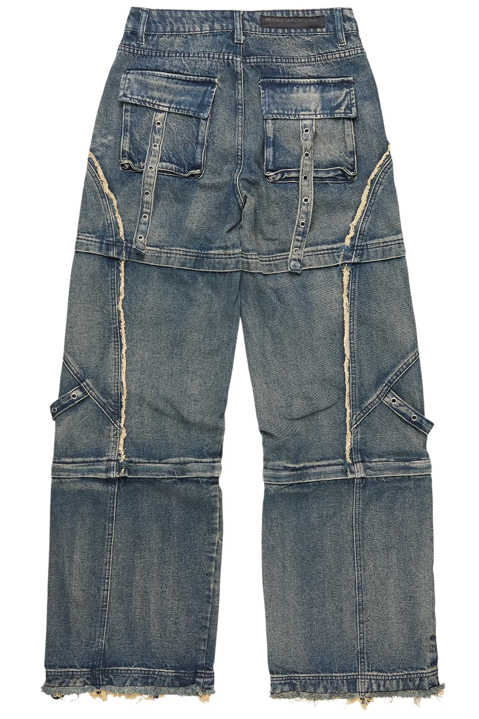 Three Maxi Blue Baggy Fit Jean sold by Rockstar Original product image thumbnail 3