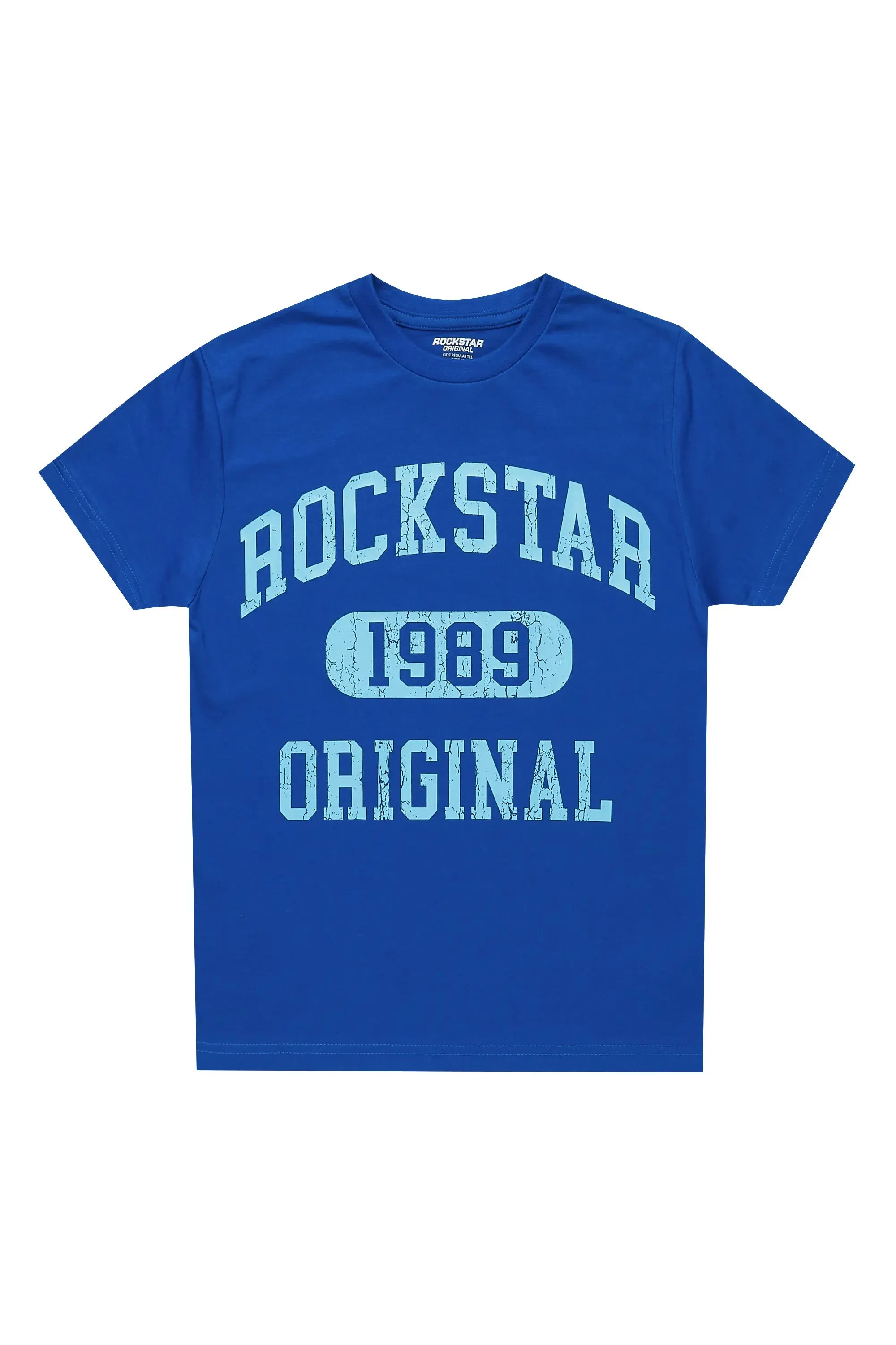 Boys Members Royal Blue Graphic T-Shirt sold by Rockstar Original