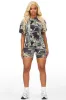 Living For It Black Tree Camo Bike Short Set sold by Rockstar Original