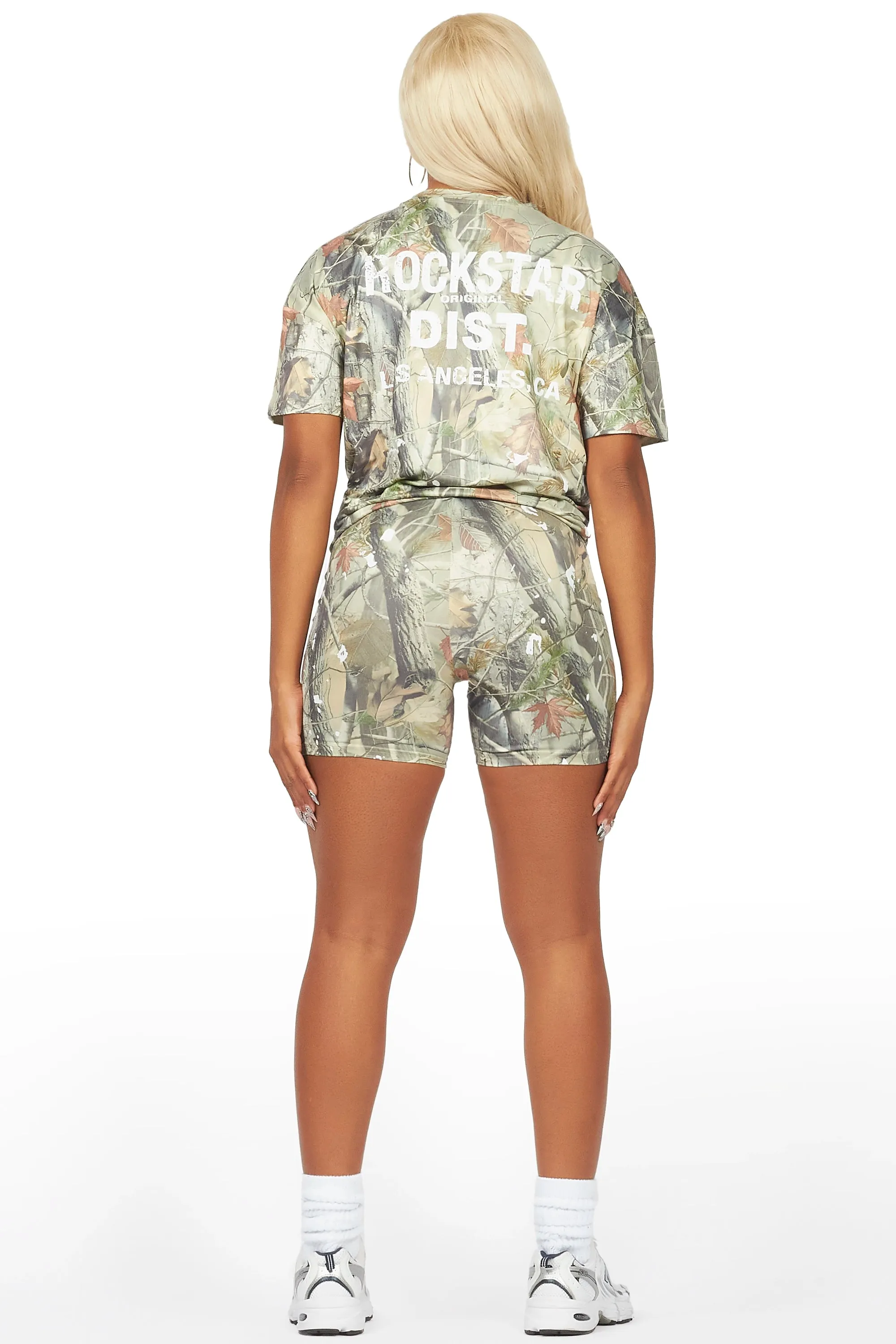 Living For It Tree Camo Bike Short Set sold by Rockstar Original product image thumbnail 5