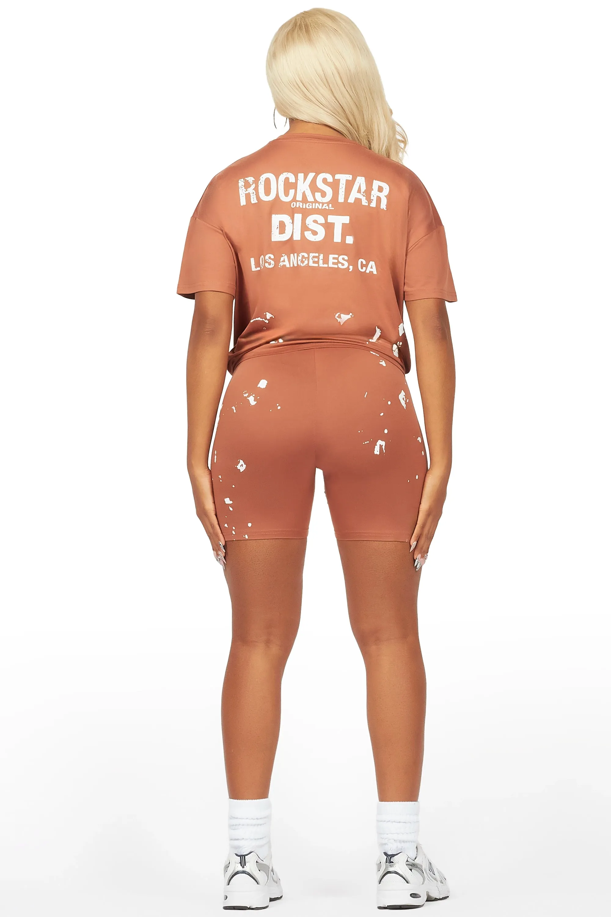 Living For It Mocha Bike Short Set sold by Rockstar Original product image thumbnail 5