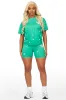 Living For It Green Bike Short Set sold by Rockstar Original