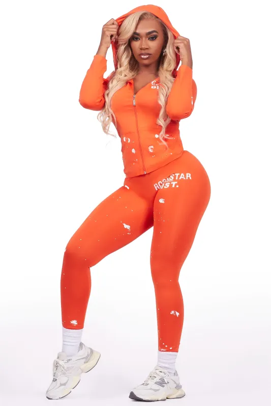Nikki Orange Painted Active Set sold by Rockstar Original