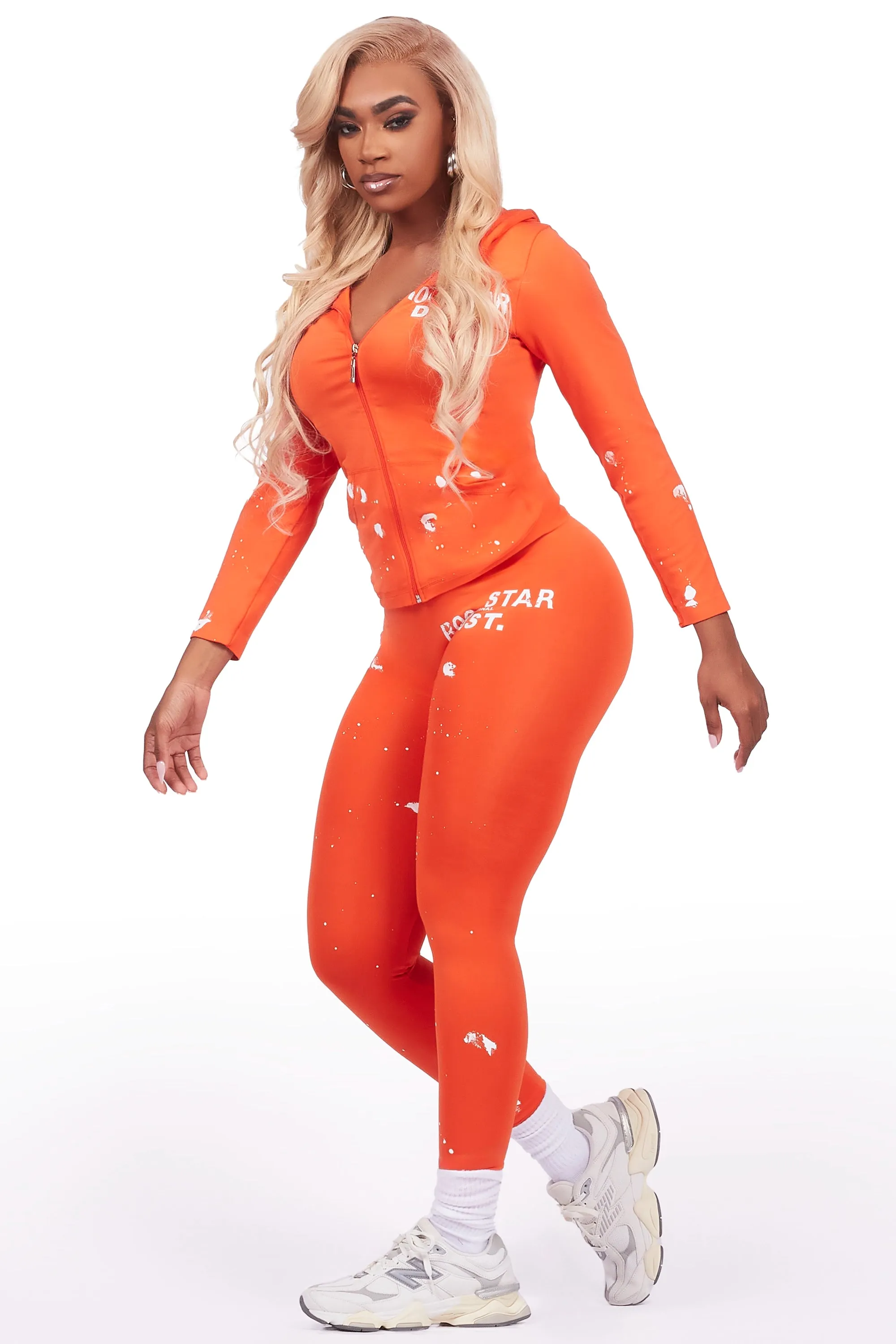 Nikki Orange Painted Active Set sold by Rockstar Original product image thumbnail 4