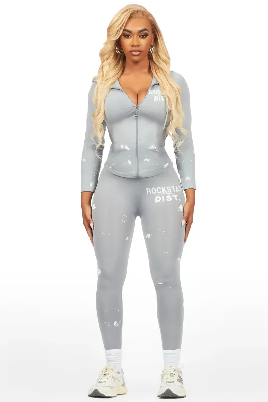 Nikki Grey Painted Active Set sold by Rockstar Original