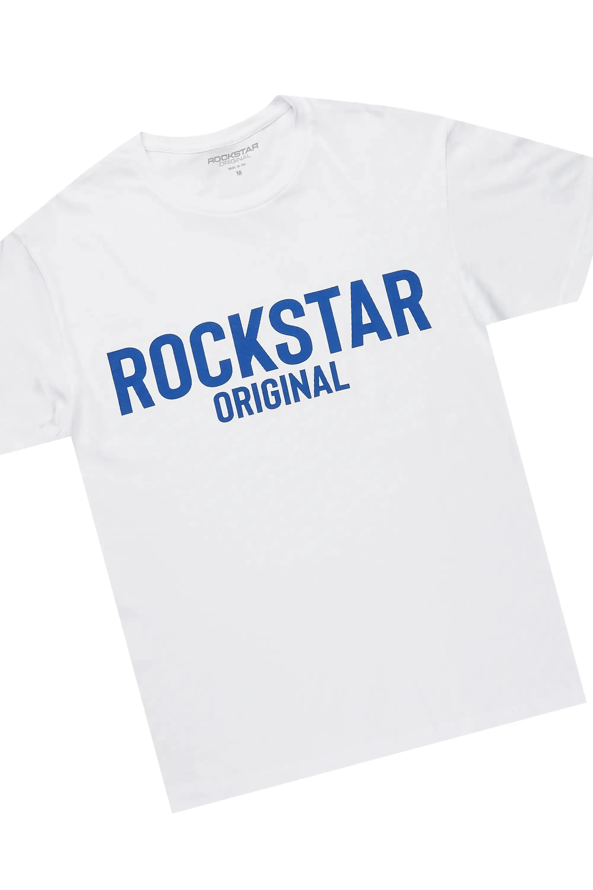 Viviane White/Blue T-Shirt Short Set sold by Rockstar Original product image thumbnail 2