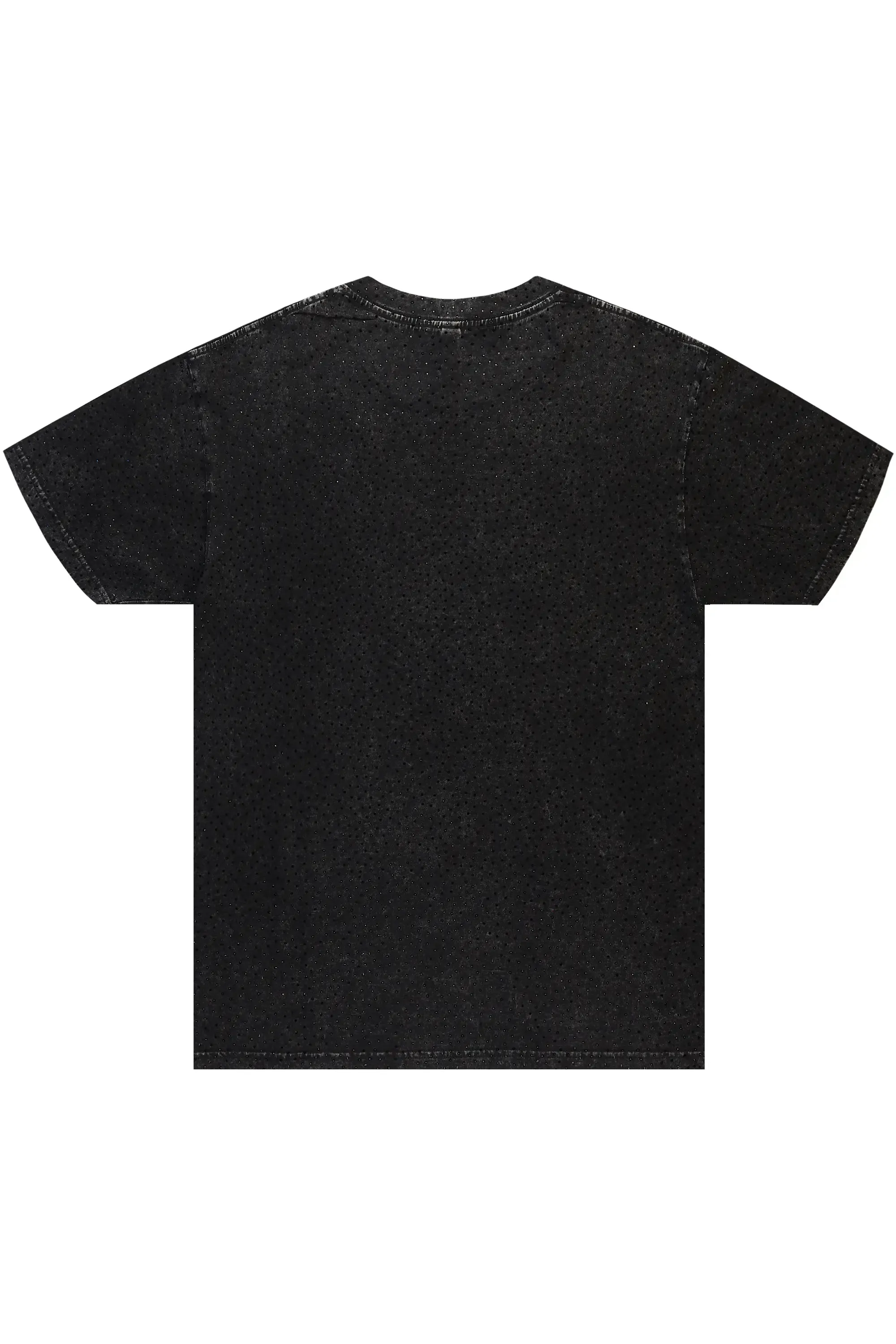 Flamur Black Graphic Rhinestone T-Shirt sold by Rockstar Original product image thumbnail 3
