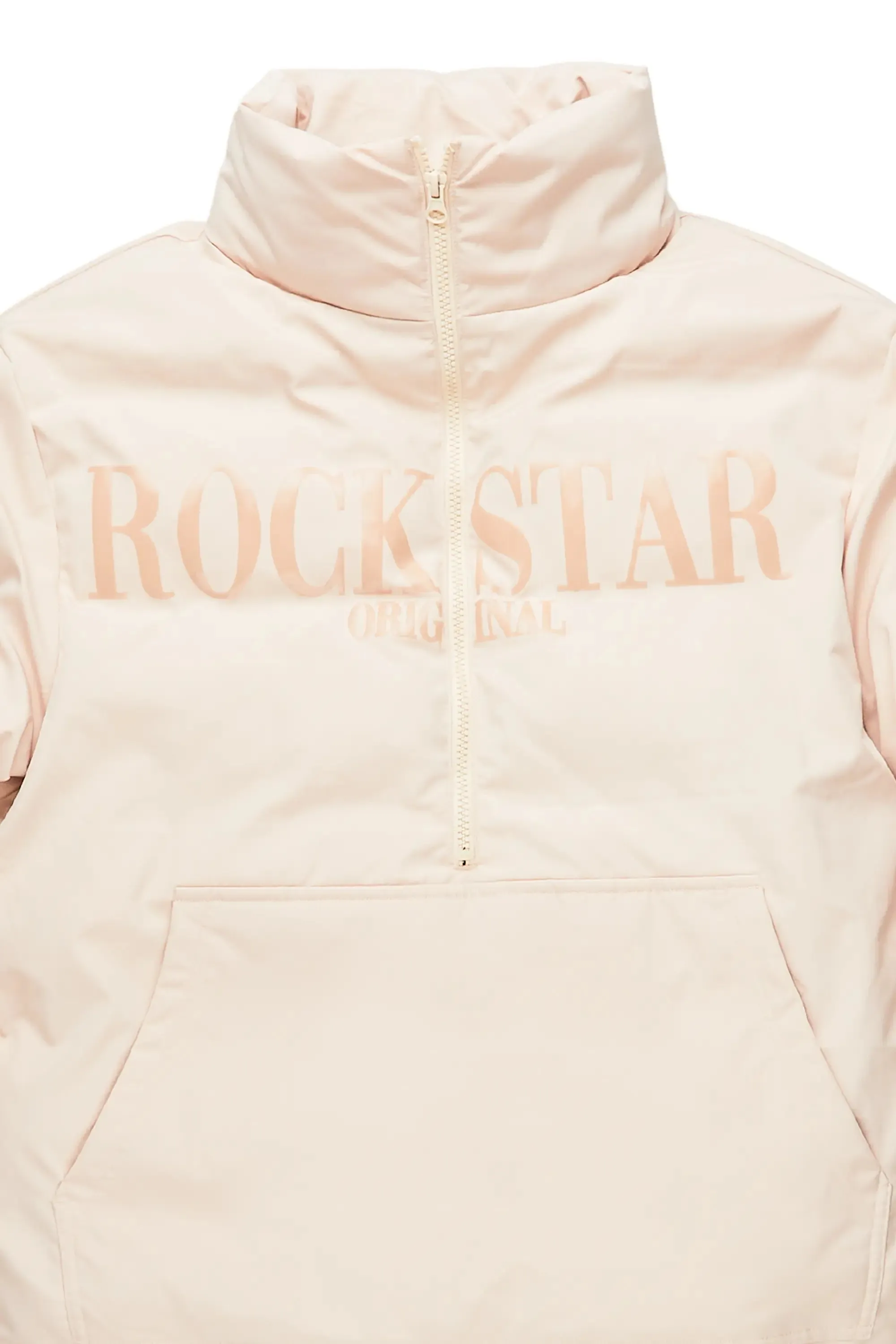 Jon Beige Puffer Jacket sold by Rockstar Original product image thumbnail 3