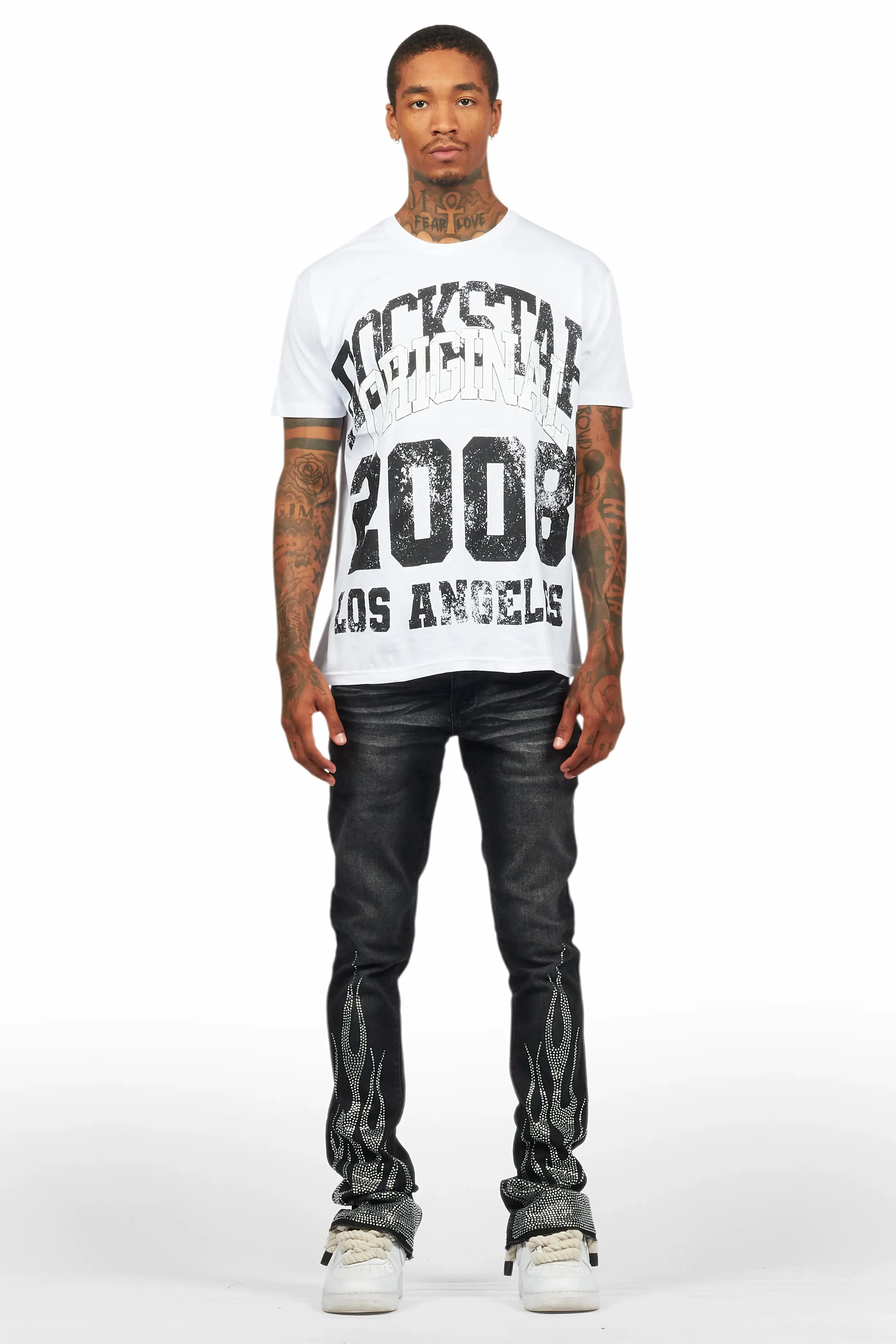 Kalix White Graphic T-Shirt sold by Rockstar Original product image thumbnail 2