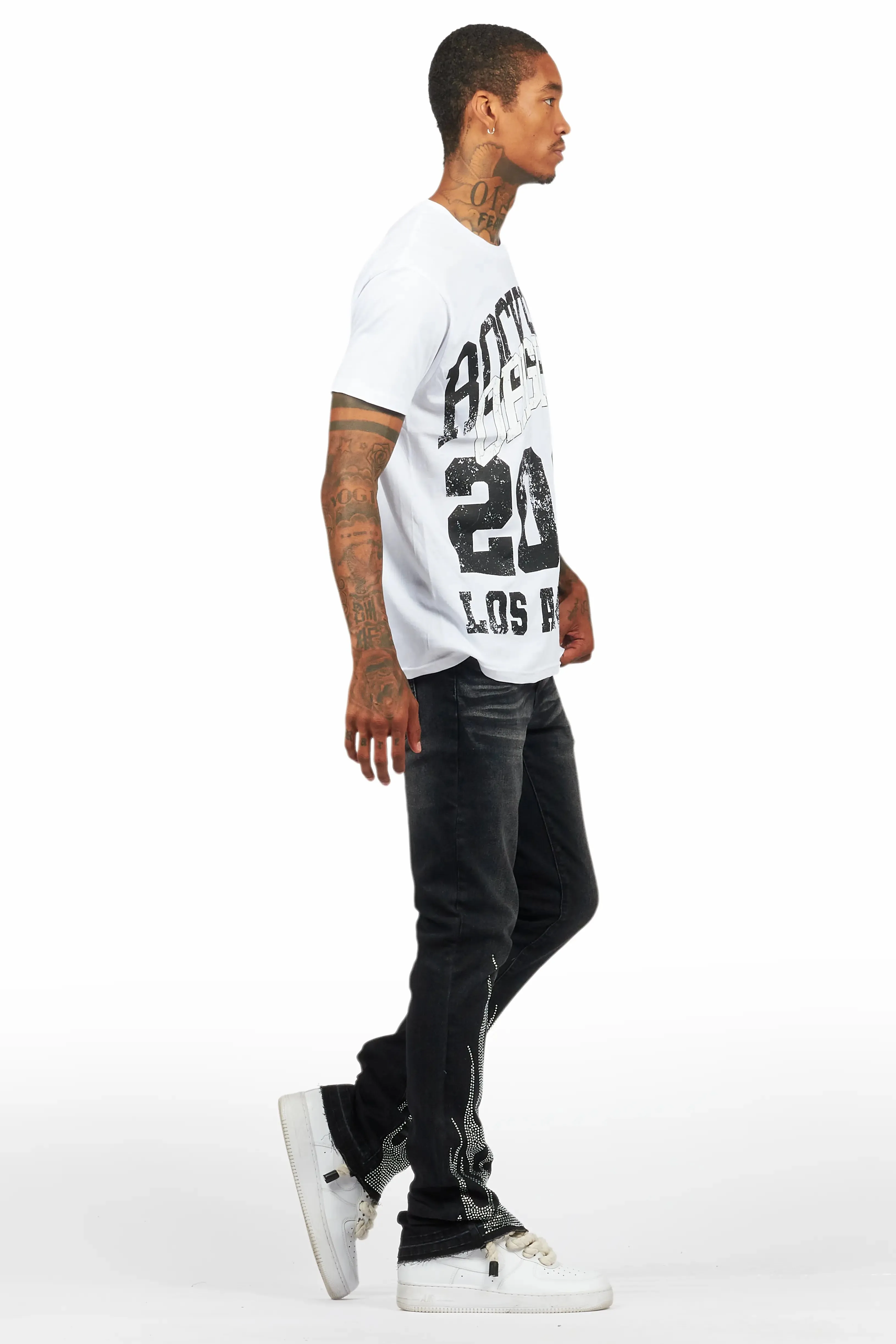 Kalix White Graphic T-Shirt sold by Rockstar Original product image thumbnail 3
