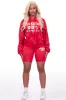 Zebina Red Short Set sold by Rockstar Original