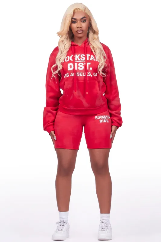 Zebina Red Short Set sold by Rockstar Original