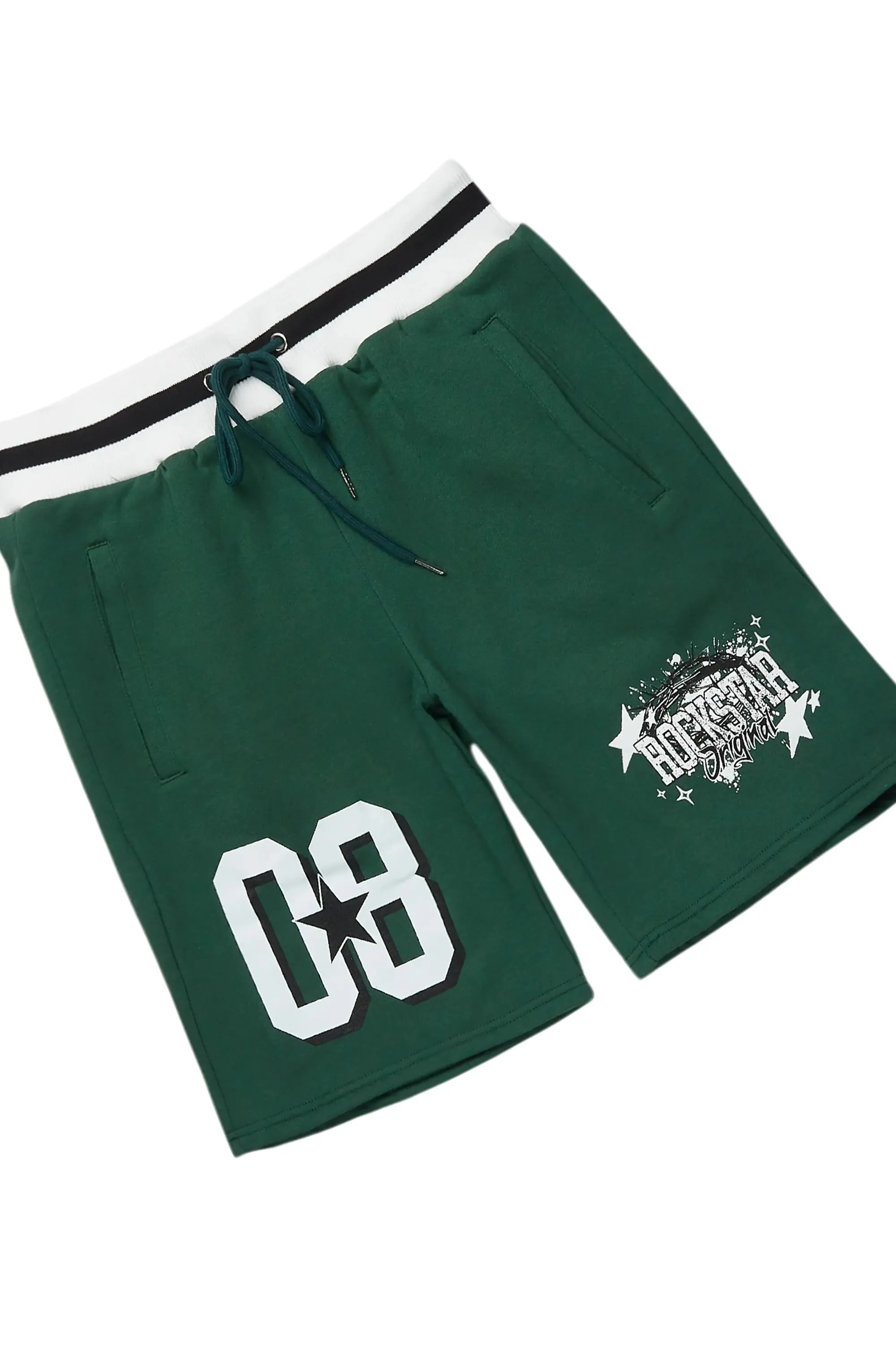 Allstar Green/White T-Shirt Short Set sold by Rockstar Original product image thumbnail 3